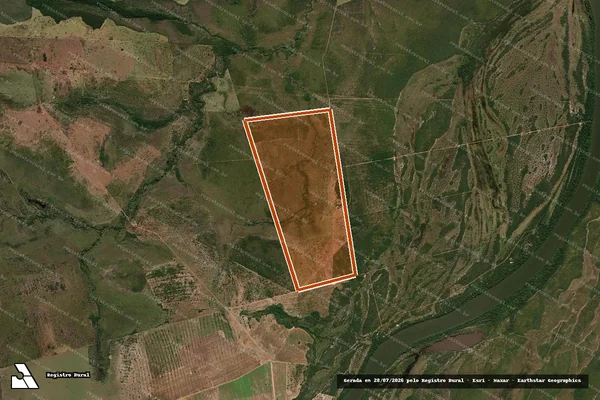 Imagem de satélite de FAZENDA ESPERANCA em NOVA NAZARÉ - MT