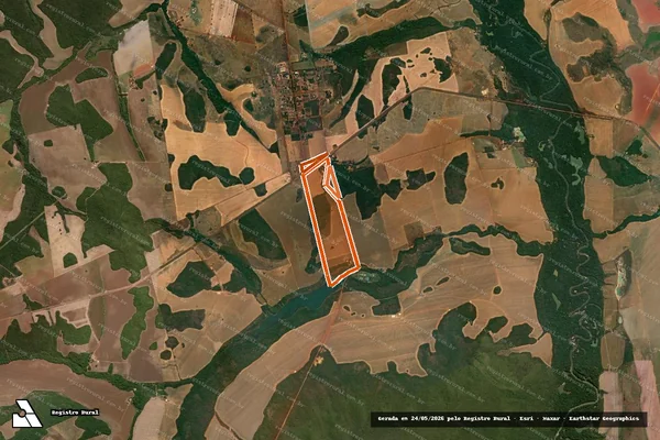 Imagem de satélite de Fazenda Lote 34 em CANARANA - MT
