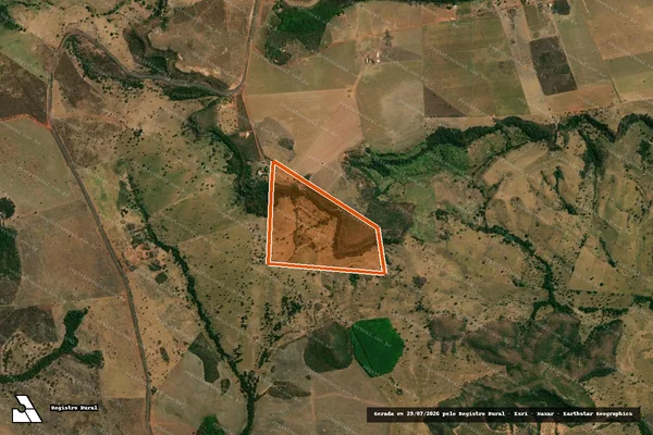 Imagem de satélite de FAZENDA JABOTI em CAMPINÁPOLIS - MT