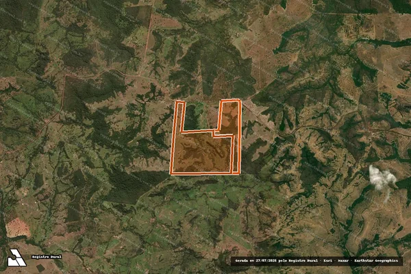 Imagem de satélite de FAZENDA VITORIA PONTUAL em POXORÉU - MT