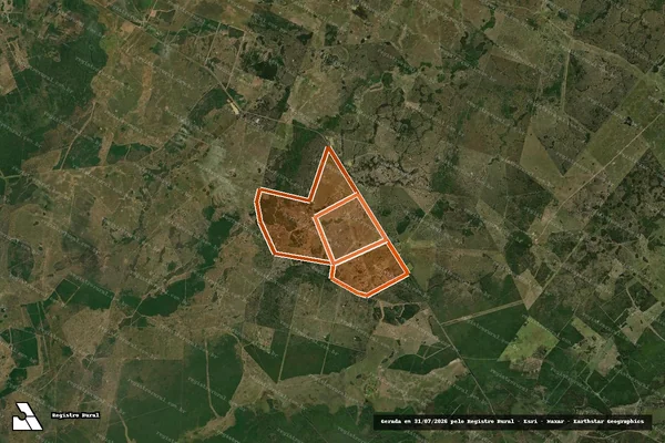 Imagem de satélite de Estancia Nossa Senhora Do Carmo em POCONÉ - MT