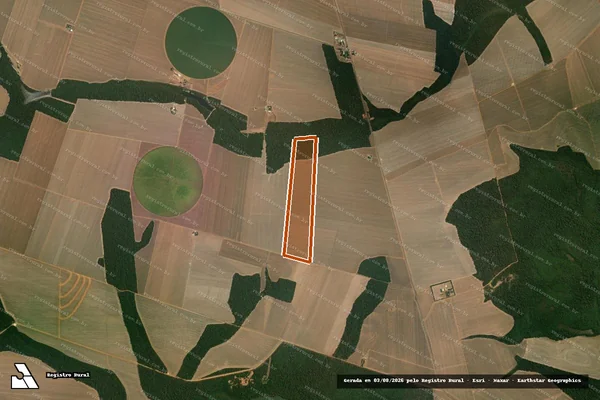 Imagem de satélite de FAZENDA PIVA - MAT. 75990 em SORRISO - MT