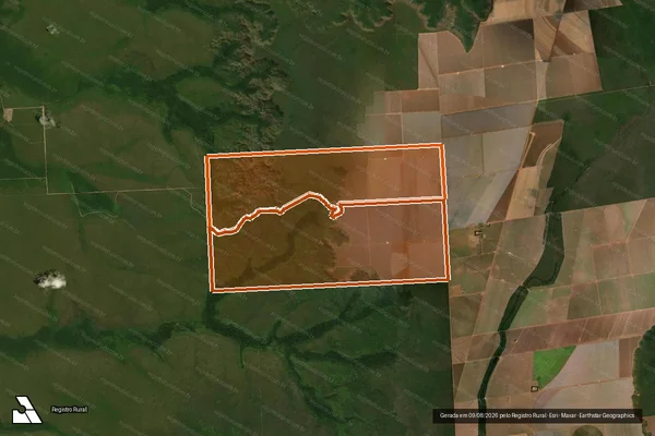 Imagem de satélite de FAZENDA SAO LUIZ em SAPEZAL - MT