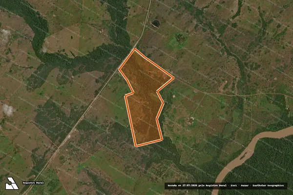 Imagem de satélite de FAZENDA PARAISO em ROSÁRIO OESTE - MT