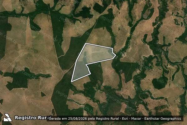 Imagem de satélite de Fazenda Coroa em ALTO ARAGUAIA - MT