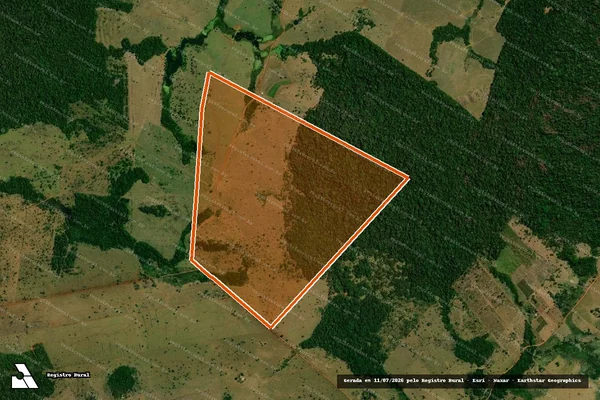 Imagem de satélite de FAZENDA NOSSA SENHORA DAS GRACAS em Juína - MT