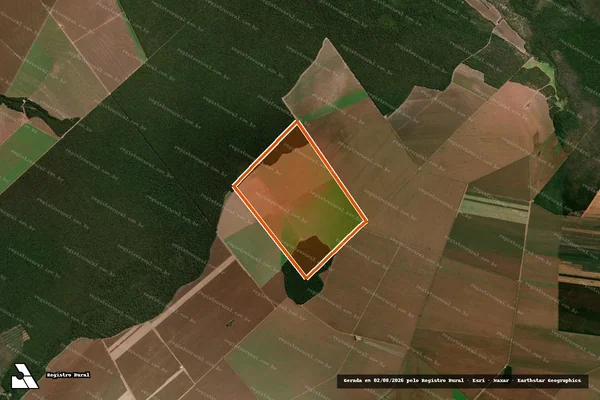 Imagem de satélite de Faz. Ouro Fino 4 em DIAMANTINO - MT