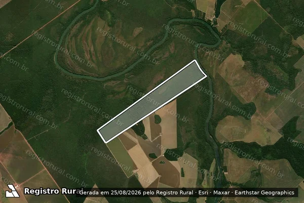 Imagem de satélite de Lote 19 Santa Rita Secao A em SORRISO - MT