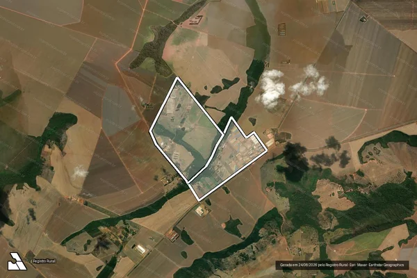 Imagem de satélite de Fazenda Primavera em CAMPO VERDE - MT