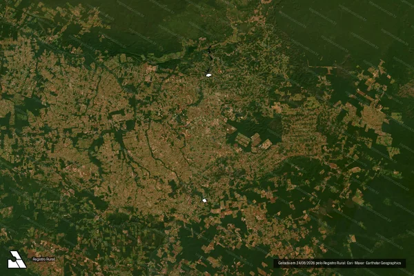 Imagem de satélite de Sitio Sanga Bonita em GUARANTÃ DO NORTE - MT