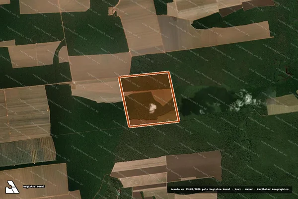 Imagem de satélite de Fazenda Deliberali em VERA - MT