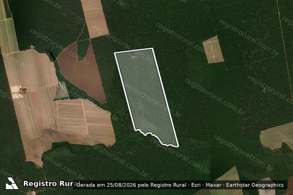 Imagem de satélite de FAZENDA DA RAMADA em FELIZ NATAL - MT