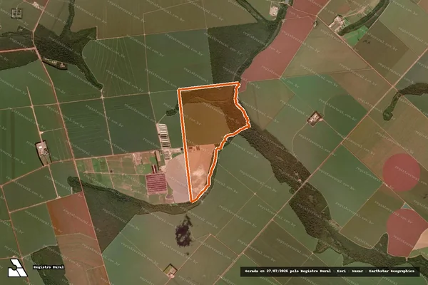 Imagem de satélite de Fazenda Mano Julio em IPIRANGA DO NORTE - MT
