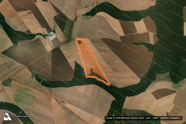 Imagem de satélite de Fazenda Tres Vizinhos em LUCAS DO RIO VERDE - MT