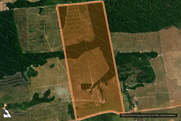 Imagem de satélite de FAZENDA PIAO DE BOIADA em CASTANHEIRA - MT