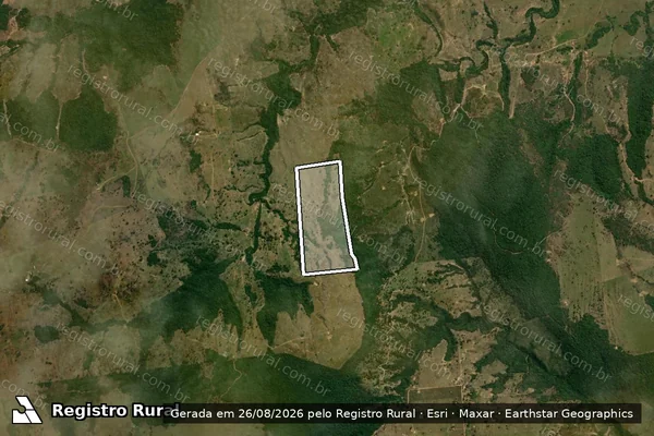 Imagem de satélite de Faz Irmaos Kajler em SALTO DO CÉU - MT