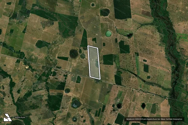 Imagem de satélite de ESTÂNCIA A B C em CÁCERES - MT