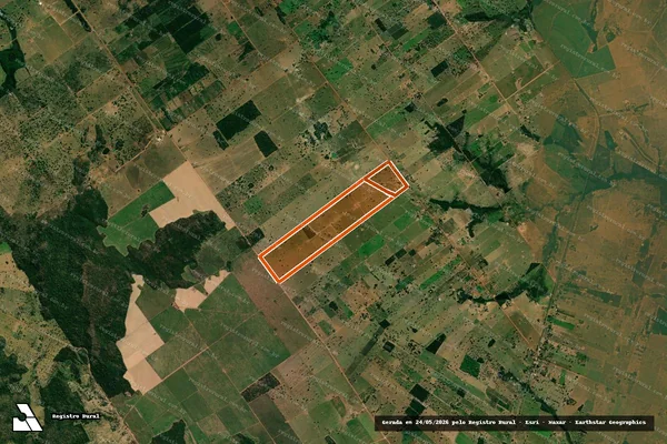 Imagem de satélite de Sitio São Miguel em CURVELÂNDIA - MT