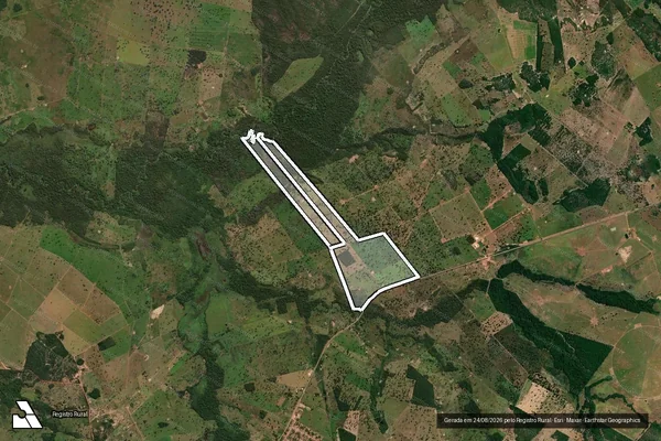 Imagem de satélite de FAZENDA VALE DO SOL I E II em CÁCERES - MT