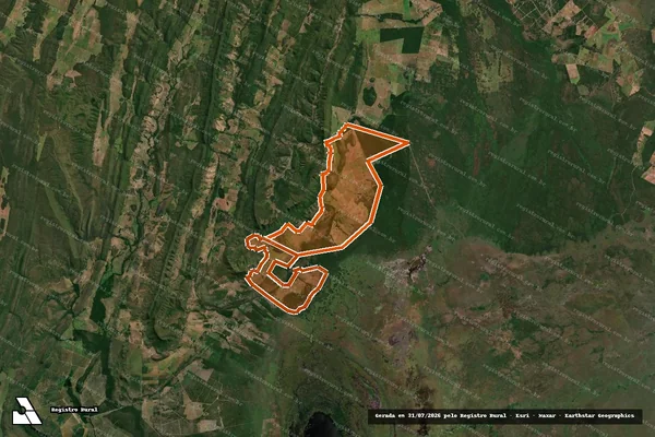 Imagem de satélite de Fazenda Ceu E Terra em CÁCERES - MT
