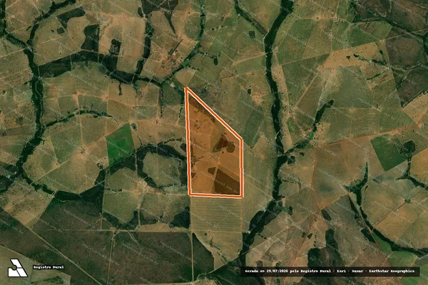 Imagem de satélite de FAZENDA LAGOA DA MATA em CÁCERES - MT