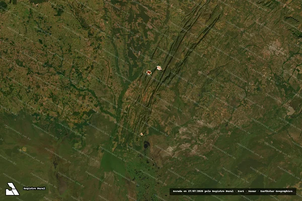 Imagem de satélite de FAZENDA AGROPECUARIA ALIANCA em CÁCERES - MT