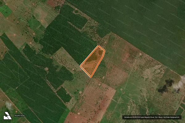Imagem de satélite de Sitio Boa Esperanca em CÁCERES - MT