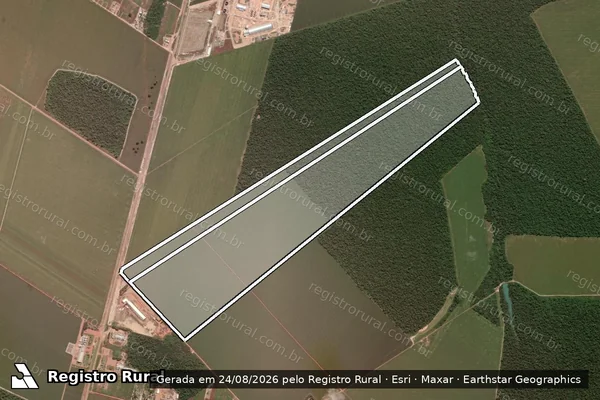 Imagem de satélite de LOTE 77 em SINOP - MT