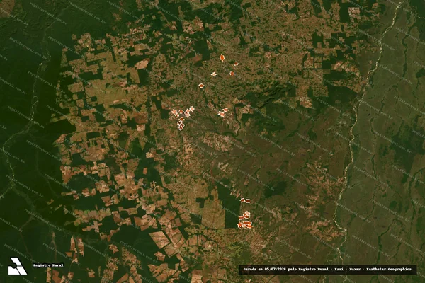 Imagem de satélite de PROJETO DE ASSENTAMENTO GATO PRETO em ALTO ARAGUAIA - MT