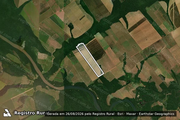 Imagem de satélite de SITIO BOI BONITO em ITANHANGÁ - MT