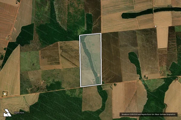 Imagem de satélite de Sitio Sonho Alegre em ITANHANGÁ - MT