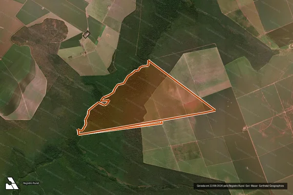 Imagem de satélite de FAZENDA LAGOA DOURADA II em DIAMANTINO - MT