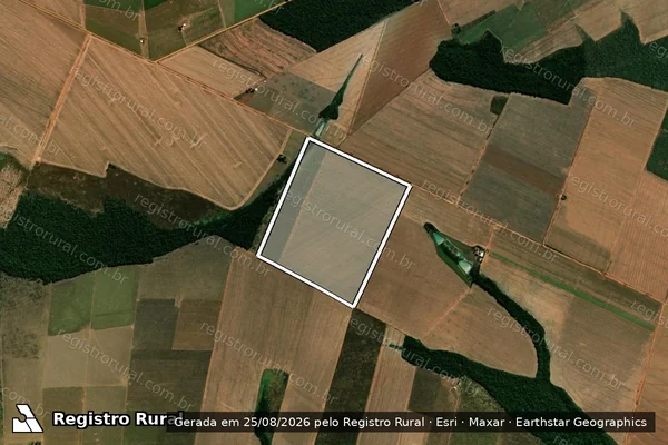 Imagem de satélite de Sitio Monteiro em ITANHANGÁ - MT