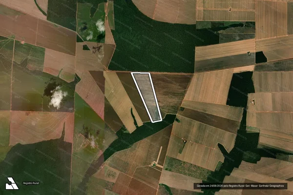 Imagem de satélite de Sitio Solidão em ITANHANGÁ - MT