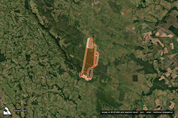 Imagem de satélite de Fazenda Alamo em RIO BRANCO - MT