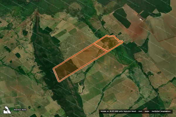 Imagem de satélite de FAZENDA EUCLIDES - FST em PONTES E LACERDA - MT