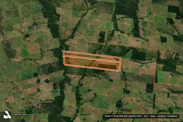 Imagem de satélite de Fazenda Sao Joao I E II em SÃO JOSÉ DOS QUATRO MARCOS - MT