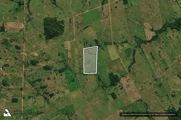 Imagem de satélite de SÍTIO NOSSA SENHORA APARECIDA em SÃO JOSÉ DOS QUATRO MARCOS - MT