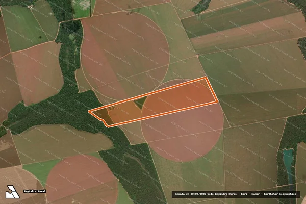 Imagem de satélite de Lote Rural 261 em IPIRANGA DO NORTE - MT