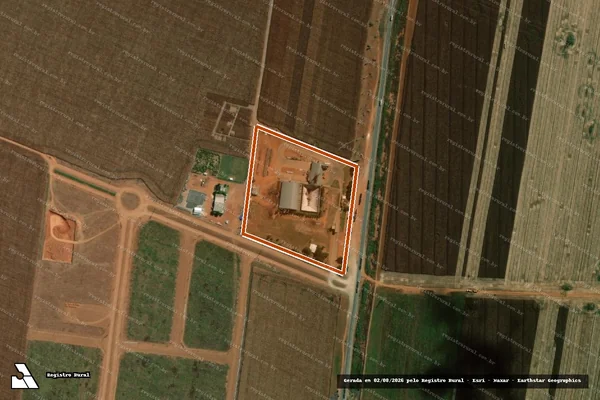 Imagem de satélite de Chacara Agroverde em NOVA MUTUM - MT
