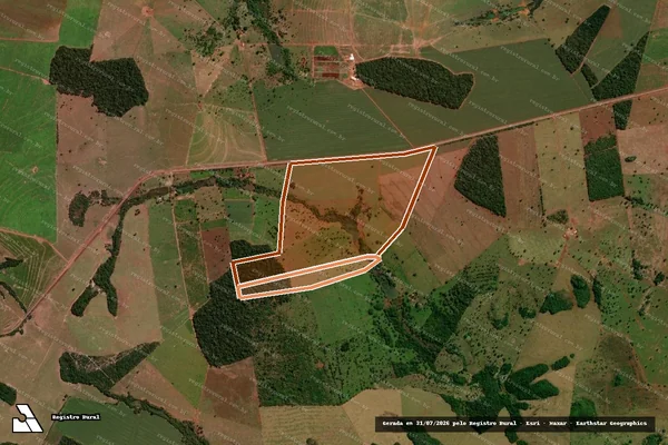Imagem de satélite de Fazenda Boa Esperanca em ARENÁPOLIS - MT