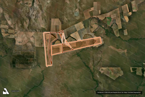Imagem de satélite de FAZENDA XANGRILLA A em VALE DE SÃO DOMINGOS - MT