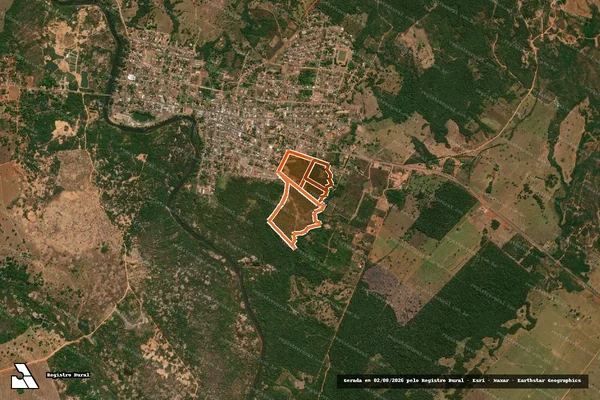 Imagem de satélite de Sitio Joaquim Da Silva em NORTELÂNDIA - MT