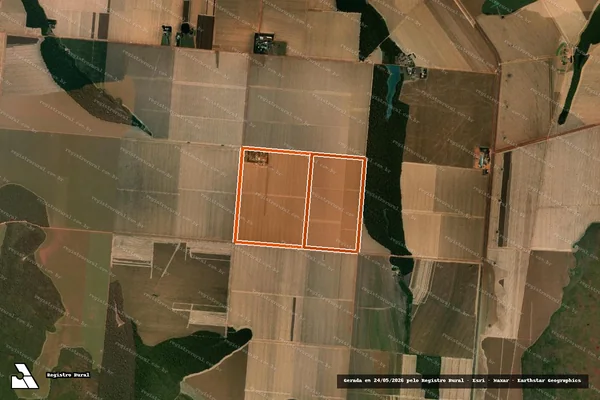 Imagem de satélite de FAZENDA RANCHO ALEGRE LOTE 89A em NOVA MUTUM - MT