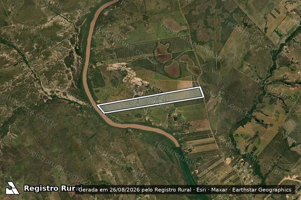 Imagem de satélite de Fazenda Tupanceretan em CUIABÁ - MT