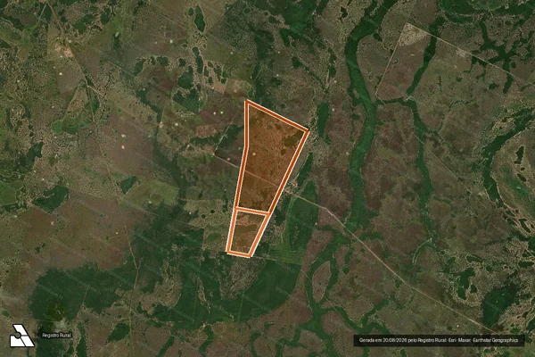 Imagem de satélite de Fazenda Sao Jeronimo em NOSSA SENHORA DO LIVRAMENTO - MT
