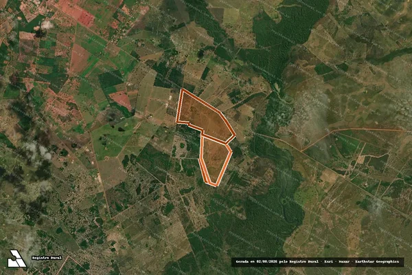 Imagem de satélite de Fazenda Nossa Senhora De Fatima em POCONÉ - MT
