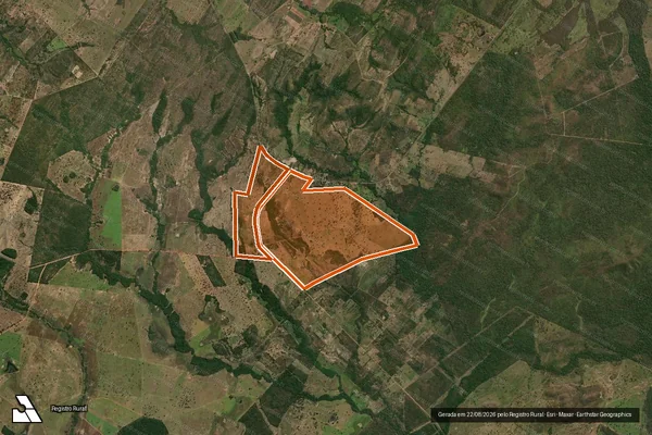 Imagem de satélite de Fazenda Sao Joao em POCONÉ - MT
