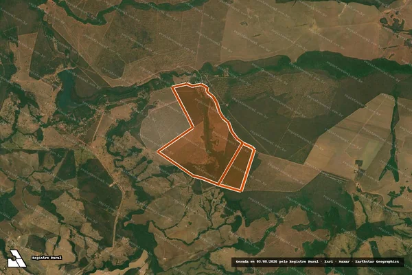 Imagem de satélite de Fazenda Mao De Pilao em CHAPADA DOS GUIMARÃES - MT