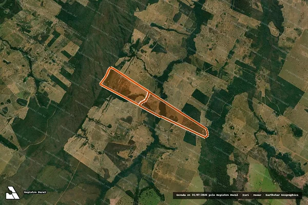 Imagem de satélite de Agropecuaria Gabrilu em PORTO ESTRELA - MT